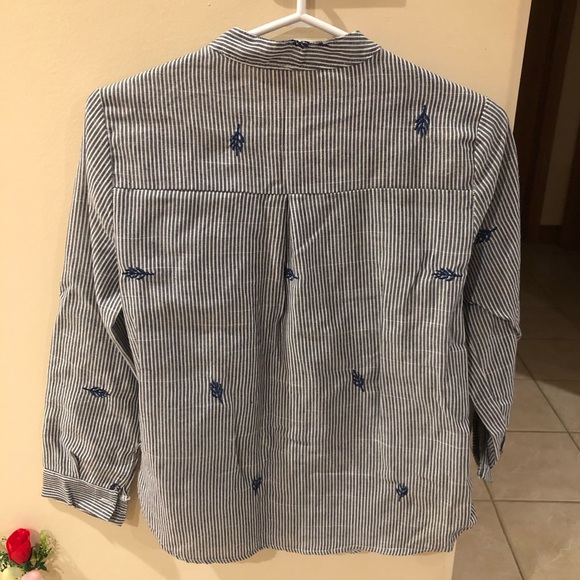 Stand Collar Blouse - Picture 6 of 6